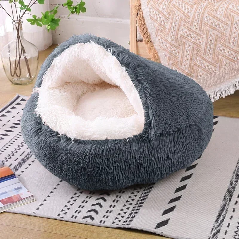 Calming Plush Dog Bed - Happy Puppy Dream