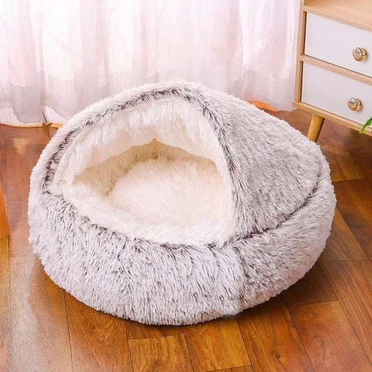 Calming Plush Dog Bed - Happy Puppy Dream