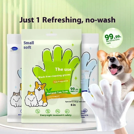 Pet Cleaning Gloves - Happy Puppy Dream