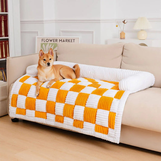 Plush Dog Sofa Bed - Happy Puppy Dream
