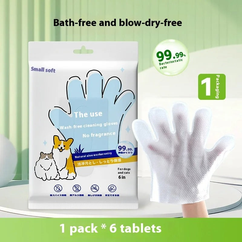 Pet Cleaning Gloves - Happy Puppy Dream