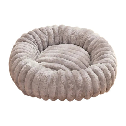 CloudNest Plush Round Pet Bed