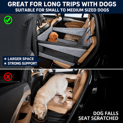 Hard-Bottom Pet Car Hammock