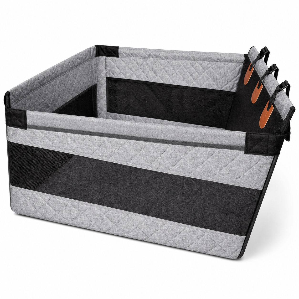 Hard-Bottom Pet Car Hammock