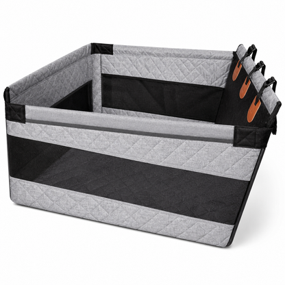 Hard-Bottom Pet Car Hammock