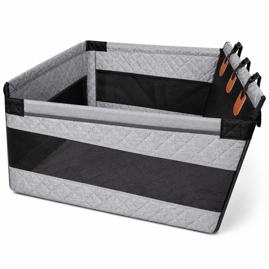 Hard-Bottom Pet Car Hammock
