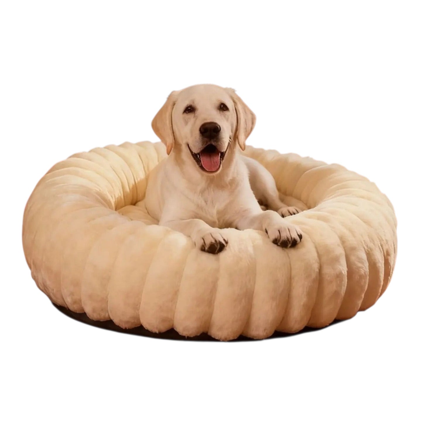CloudNest Plush Round Pet Bed